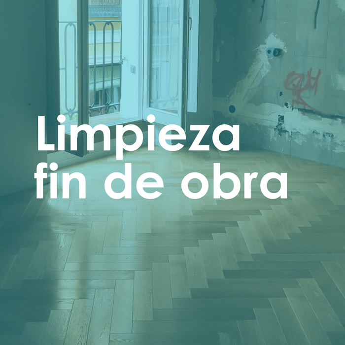 limpieza de fin de obra en Madrid