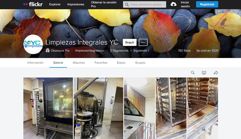 Perfil de limpiezasyc en flickr