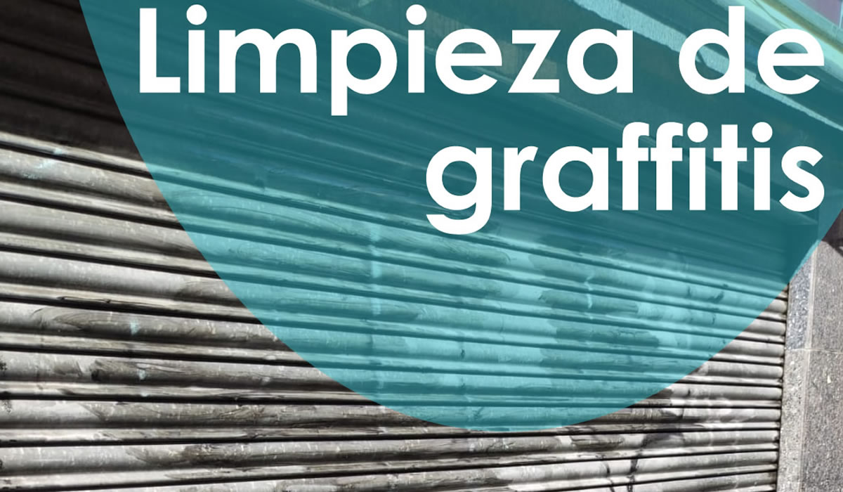 Limpieza de graffitis resultado antes y después
